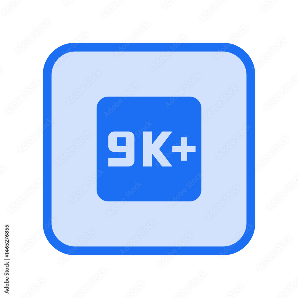 9K Plus Resolution Icon 9K Plus Resolution Icon