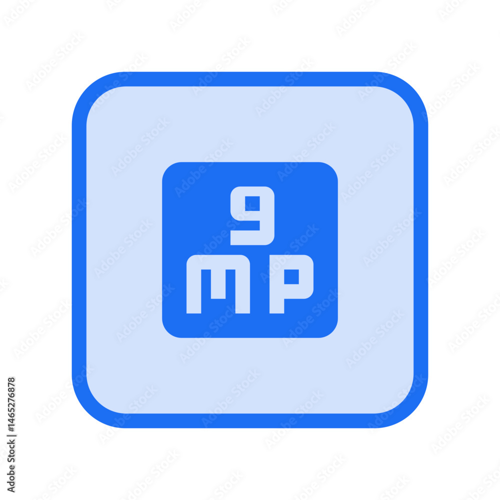 9 Megapixel Icon 9 Megapixel Icon