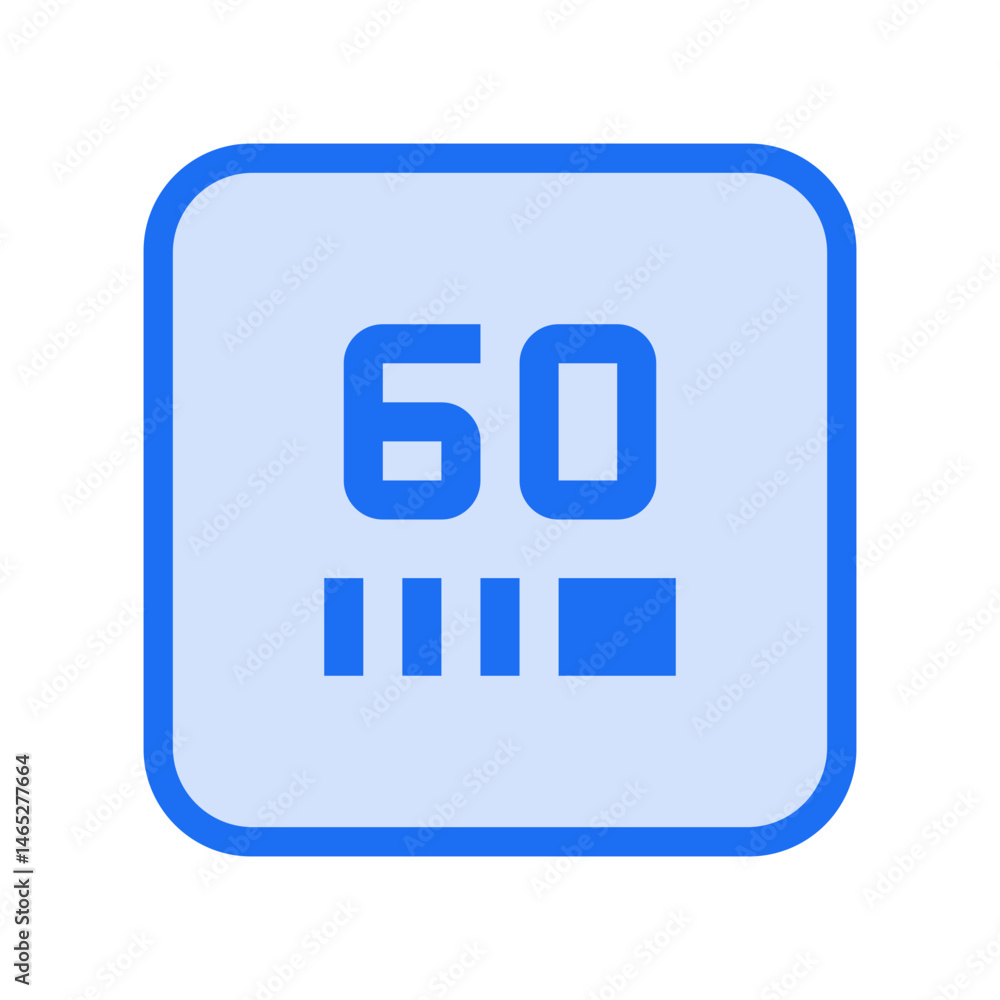 60 FPS Selection Icon 60 FPS Selection Icon