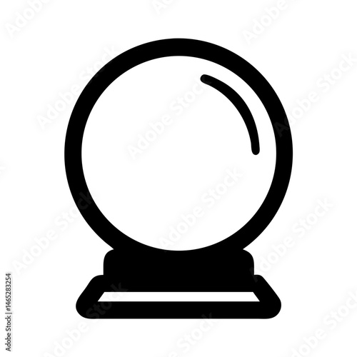 Crystal ball future magic mystical fortune teller sphere divination glass prediction seeing ball