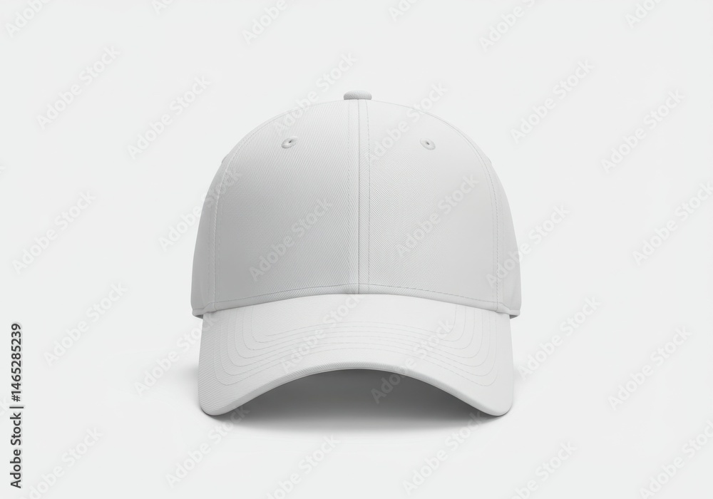Fototapeta premium Cap mockup, front view for branding, design presentation, and promotional use
