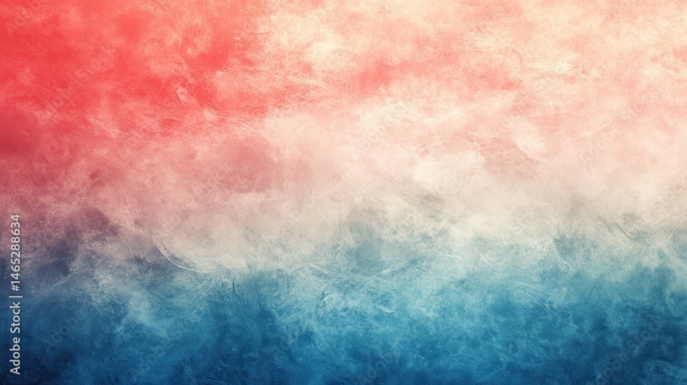 Fototapeta premium Abstract blend of red, orange, and blue colors