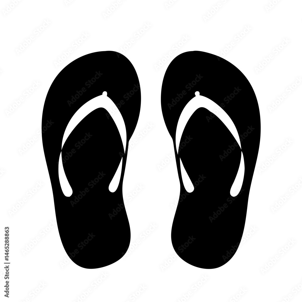 Black flip flops sandals footwear summer beach shoes vacation holiday casual fashion style design Black flip flops sandals footwear summer beach shoes vacation holiday casual fashion style design