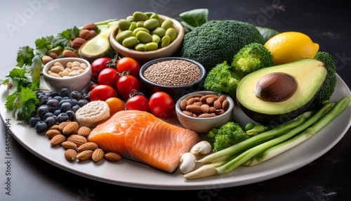 balanced plate protein veggies and healthy fats for optimal nutrition healthy eating clean eating