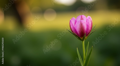Detailed Macro Photography of a Vibrant Outdoor Flower Bloom