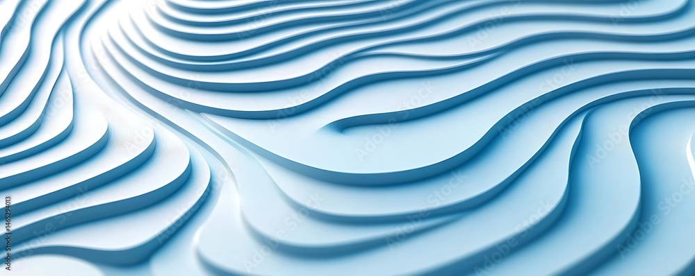 Abstract blue waves, digital art. Background design Abstract blue waves, digital art. Background design