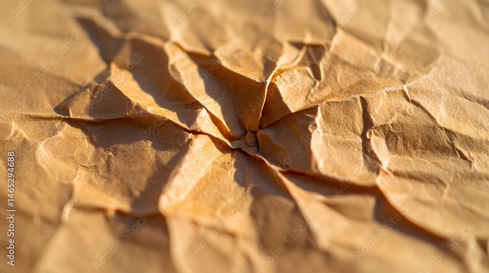 Light Brown Wrinkled Parchment Paper Texture Background Light Brown Wrinkled Parchment Paper Texture Background