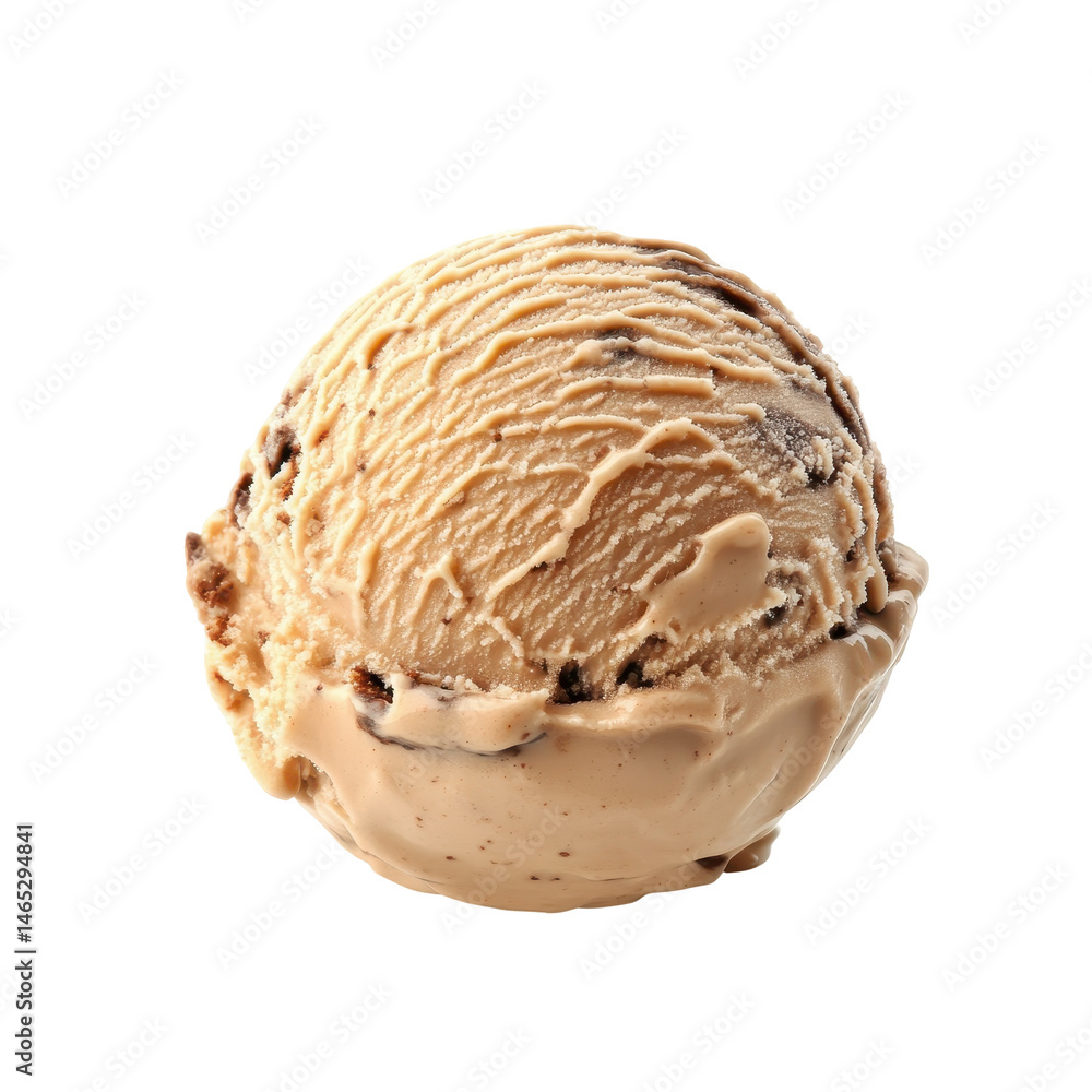 Fototapeta premium Ice Cream isolated on transparent background .