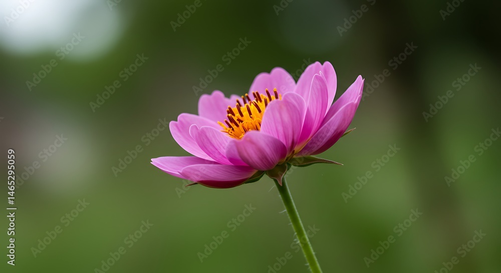 Obraz premium High-Resolution Macro Shot of a Beautiful Flower in Bloom
