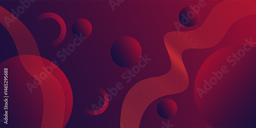 abstract background with geometric gradient circle. Abstract website landing page with circles. modern background ilustration eps 10