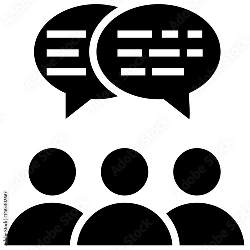 Group Discussion Icon
