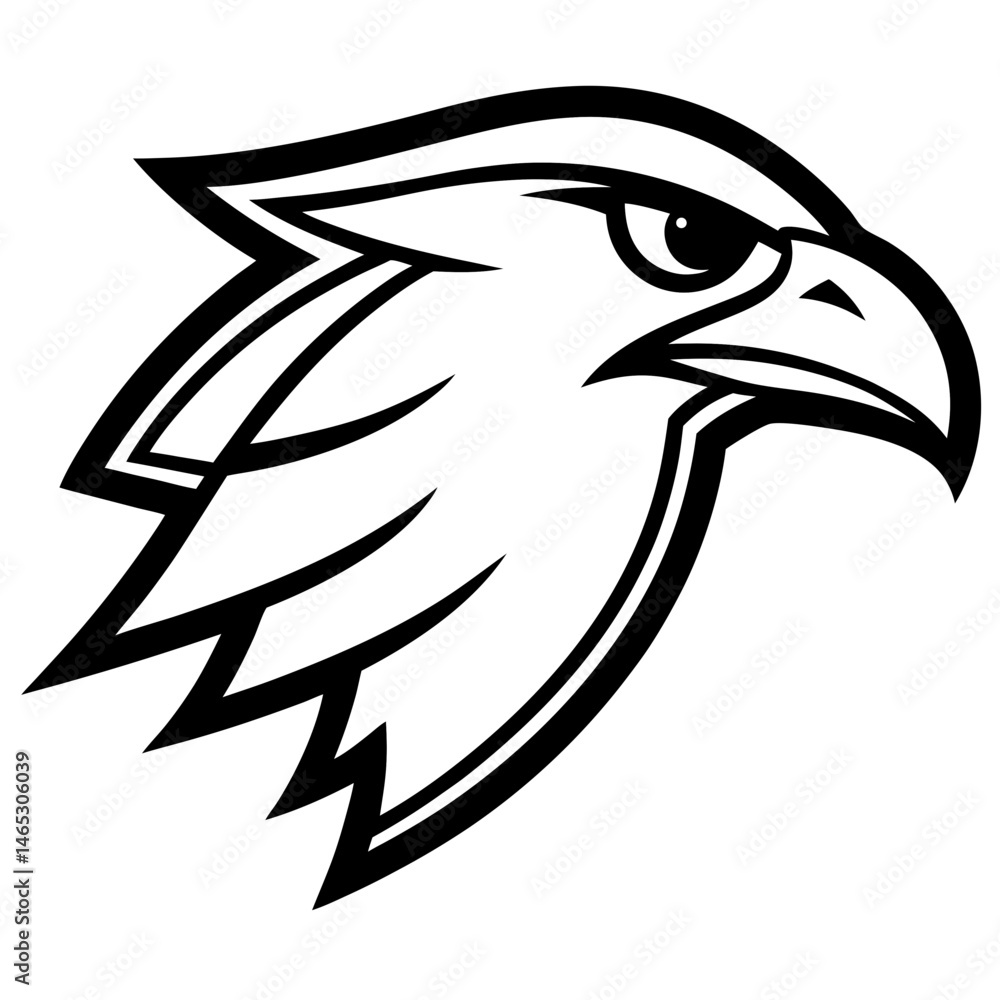 Obraz premium eagle head icon