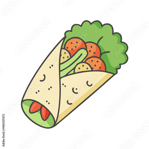 Delicious wrap food tortilla burrito healthy meal fast food takeaway snack lunch dinner cuisine yummy wrap