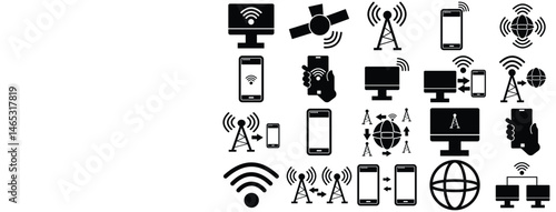Editable Stroke Election & Politics Line Icons: Vector Icon Collection