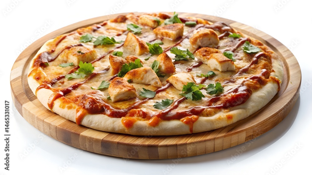 BBQ Chicken Pizza with Fresh Parsley BBQ Chicken Pizza with Fresh Parsley