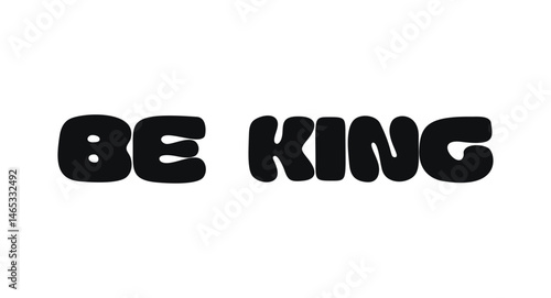 Positive Quote With Text Be Kind. Simple And Powerful Message For Compassion, Empathy, And Respect. Great For Posters, Cards, T-Shirts, Stickers. Vector Illustration.