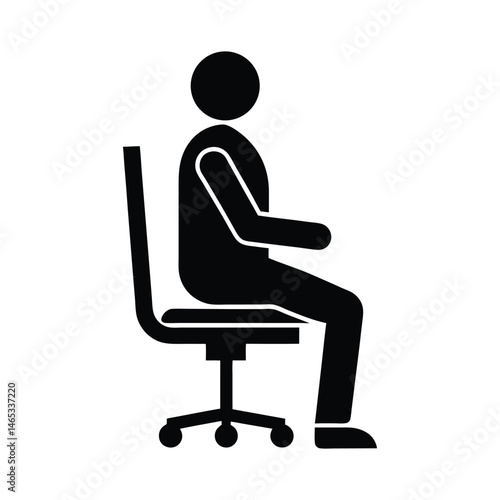 Person Searching RGB Color Icon