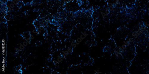 Fantastic outer view for web design image with place for text Template. Distressed blue grunge texture on a dark background, vector. abstract vintage of old surface dusty rough texture background.