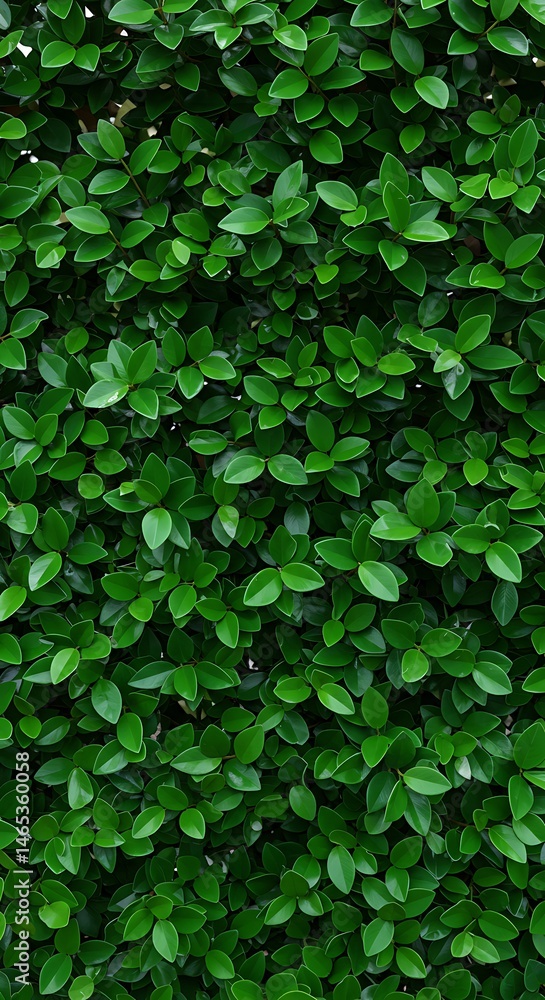 Emerald Green Leaves: Lush Nature Texture Emerald Green Leaves: Lush Nature Texture