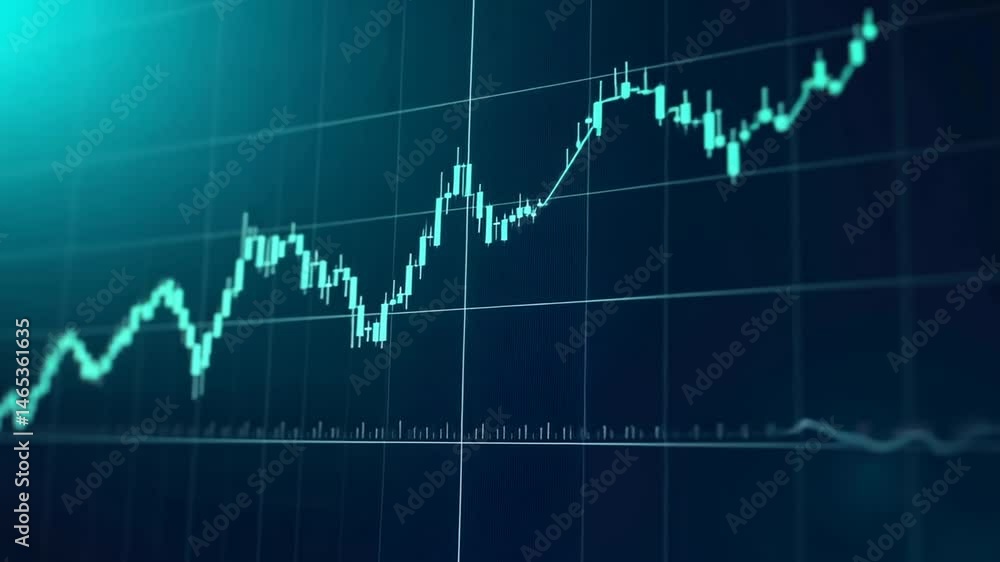 Virtual stock market lines and financial charts Virtual stock market lines and financial charts
