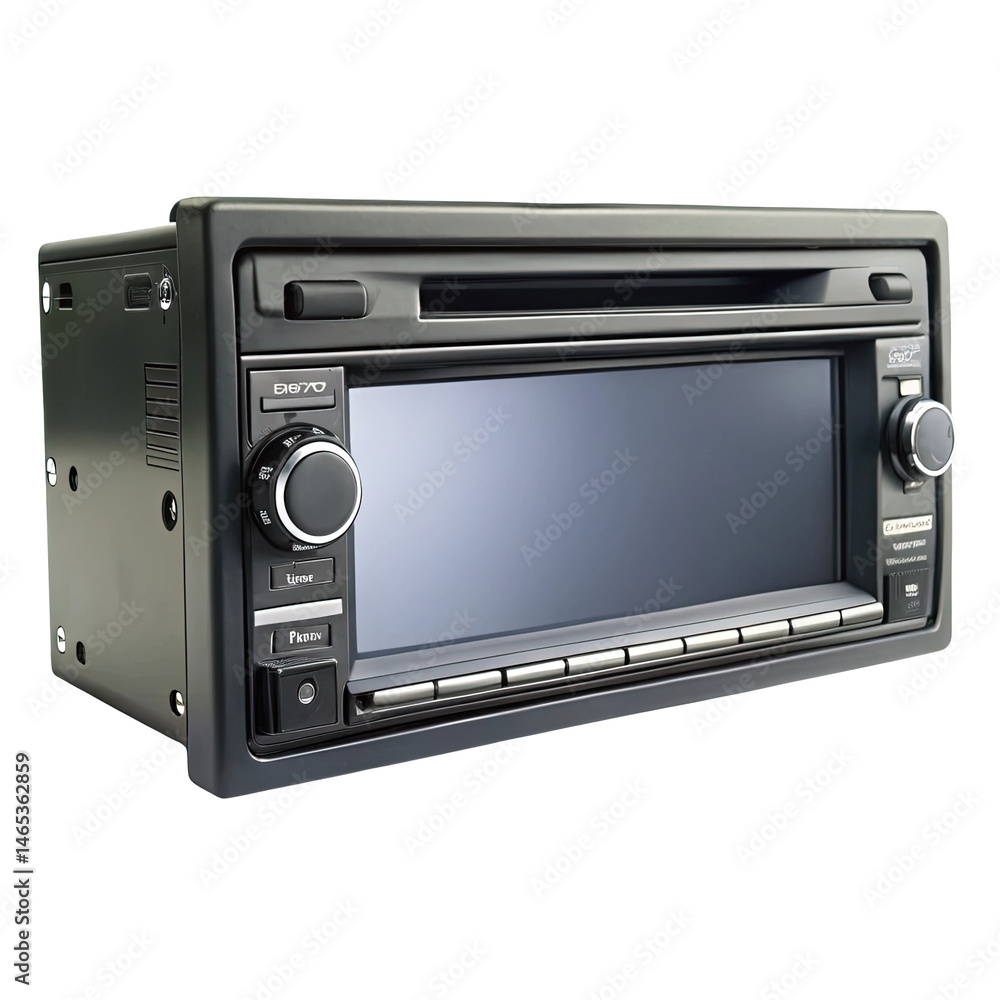 Sophisticated Black Car Stereo with Advanced Features and Sleek Design Sophisticated Black Car Stereo with Advanced Features and Sleek Design