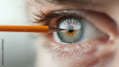 Pencil dangerously close to eye, a comprehensive guide to eye safety and injury prevention