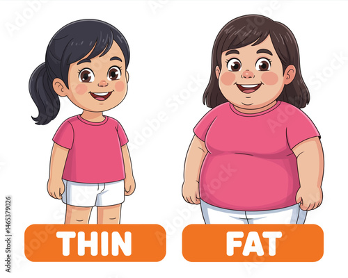 Thin vs Fat A Visual Comparison of Body Types