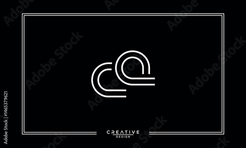 CQ, QC, C, Q, Abstract Letters Logo Monogram