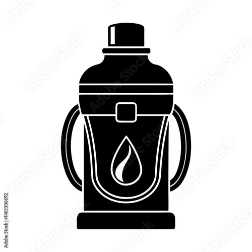 Water Purifier silhouette vector