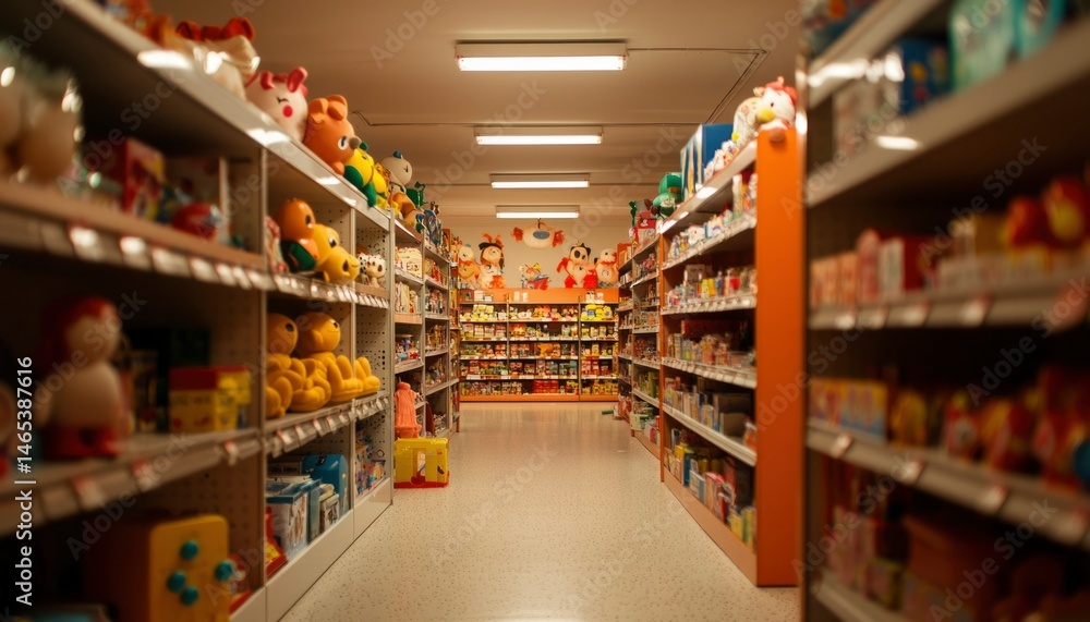 Fototapeta premium Vintage Toy Shop Interior