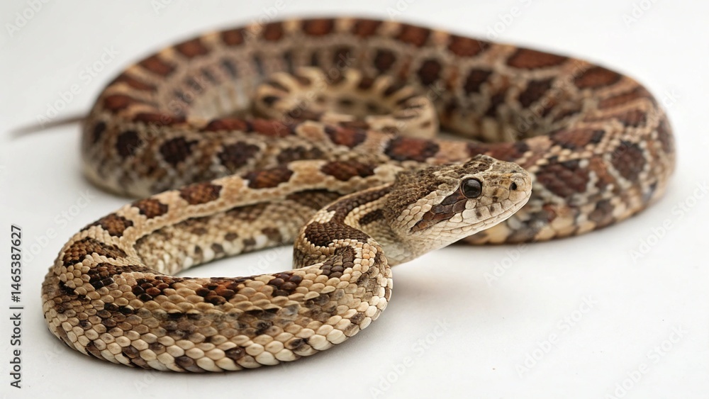 Carpet Viper on studio background Carpet Viper on studio background