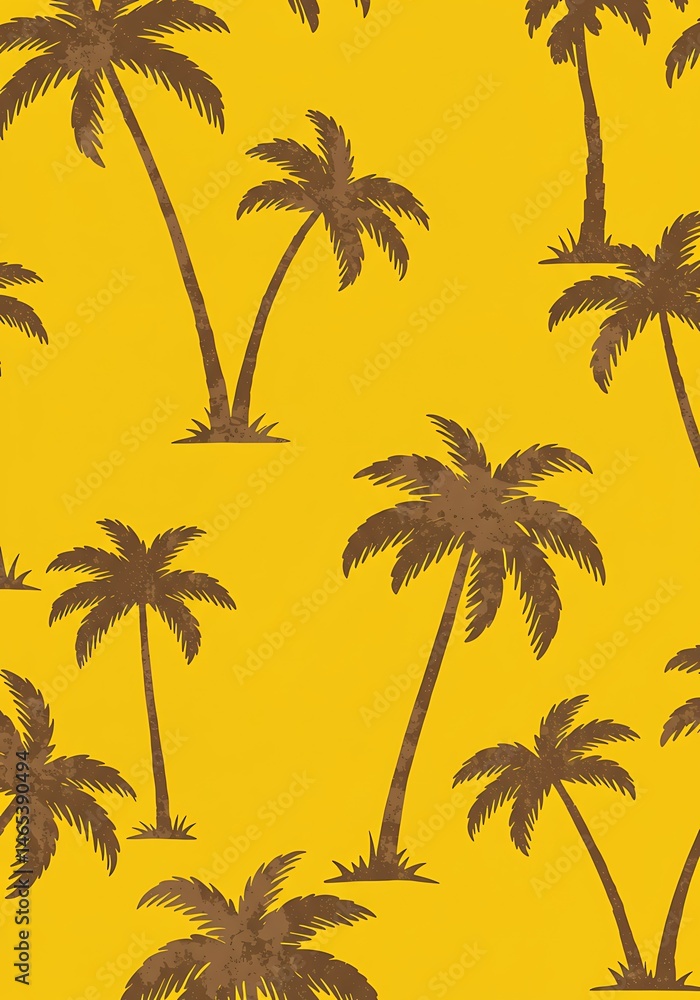 Golden Hour Palms AI Generated Golden Hour Palms AI Generated