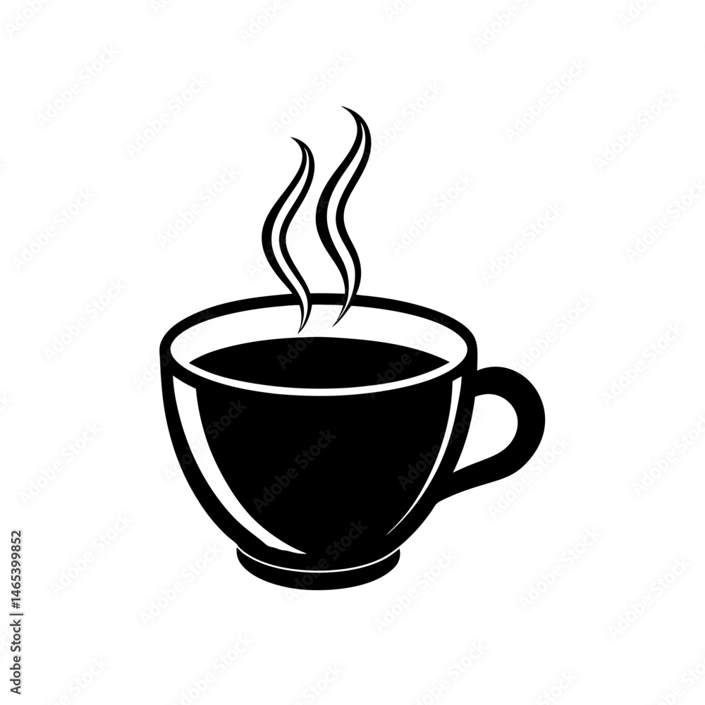 cup of coffee with steam on white background .svg cup of coffee with steam on white background .svg