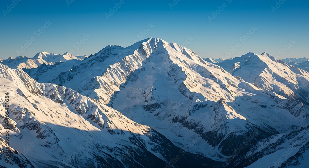 Sunrise Majesty: Glacial Peaks AI Generated Sunrise Majesty: Glacial Peaks AI Generated