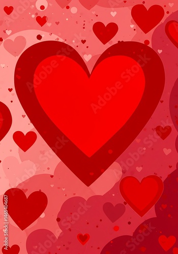 Crimson Heartburst AI Generated