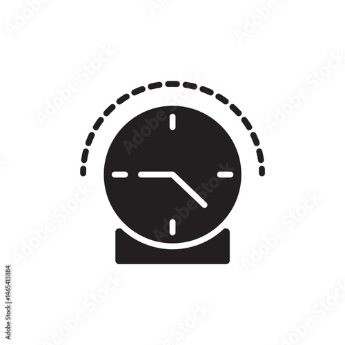 around the clock icon collection .design style with background