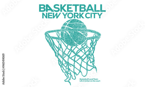 Basketball sport club vector t-shirt design. Basketball college league. Basketball court abstract art.