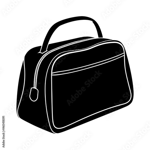Toiletry Bag silhouette vector
