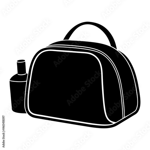 Toiletry Bag silhouette vector