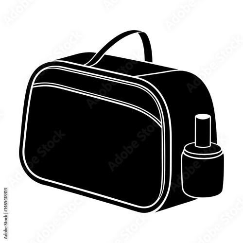 Toiletry Bag silhouette vector