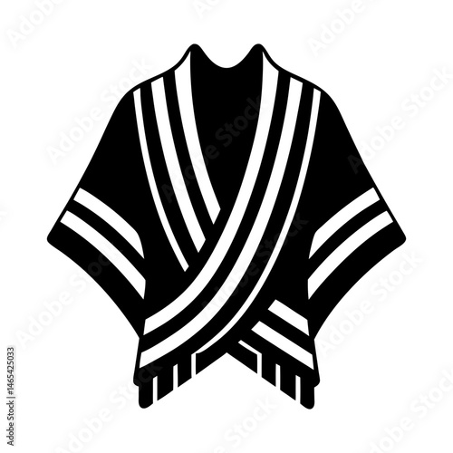 Tallit silhouette vector