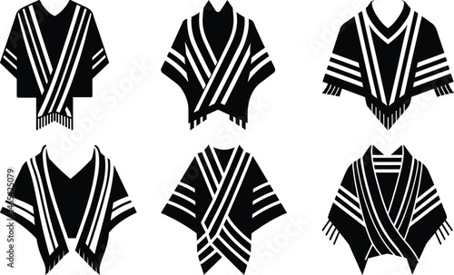 Tallit silhouette vector
