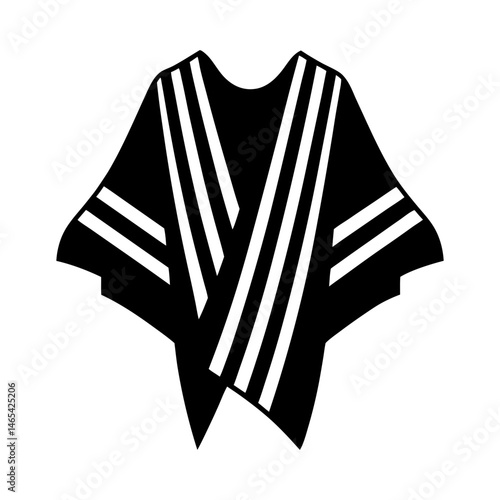Tallit silhouette vector