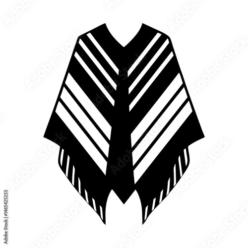 Tallit silhouette vector