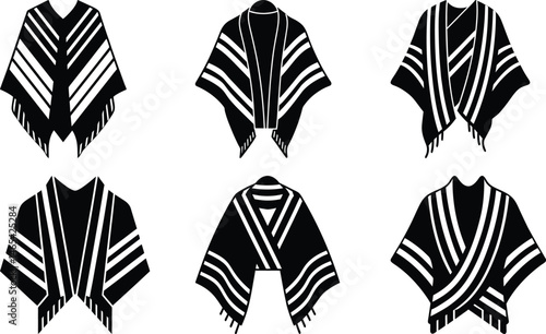 Tallit silhouette vector