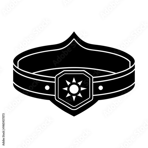 Statement Belt silhouette vector