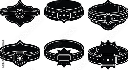 Statement Belt silhouette vector