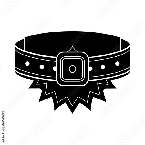 Statement Belt silhouette vector