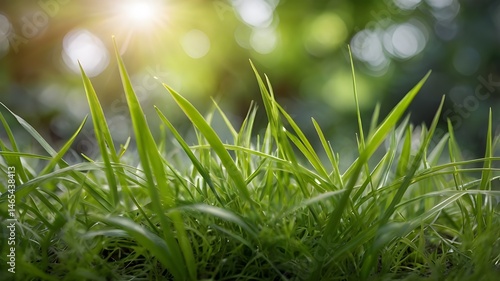 fresh green grass 