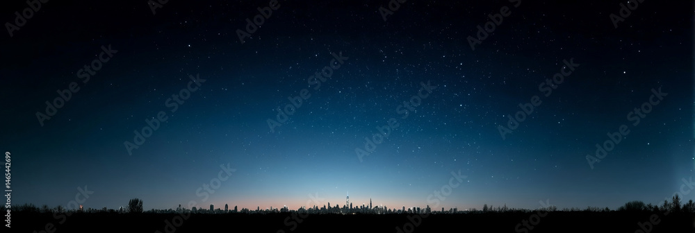 Starry velvet sky blankets distant cityscape at twilight, inviting Eid ul-Fitr reflections and cosmic contemplation moments Starry velvet sky blankets distant cityscape at twilight, inviting Eid ul-Fitr reflections and cosmic contemplation moments